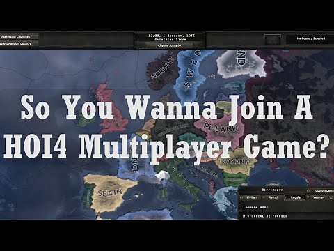Hoi4 How To Find and Join A Multiplayer Game