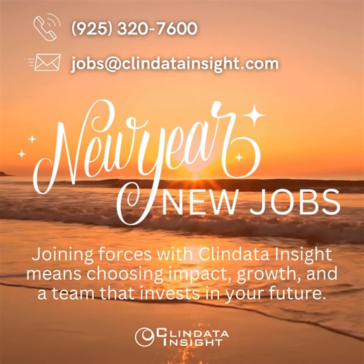 If you’re ready to make 2026 your year, we’re ready to meet you. Explore our open Biostatistics and Data Management roles and take the next step. https://bit.ly/ClindataCareer #newyearnewjobs #JoinOurTeam #clindatainsight #CareerGrowth #FutureFocused | Clindata Insight Inc. | Facebook