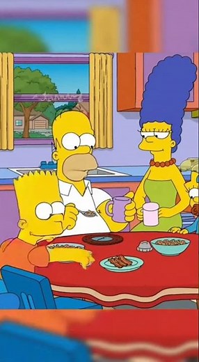 Bart Steals Homer's Bacon! 🥓 (Blames the Dog!)