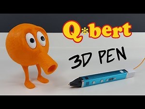 Q*bert - game from the 80's - 3D pen