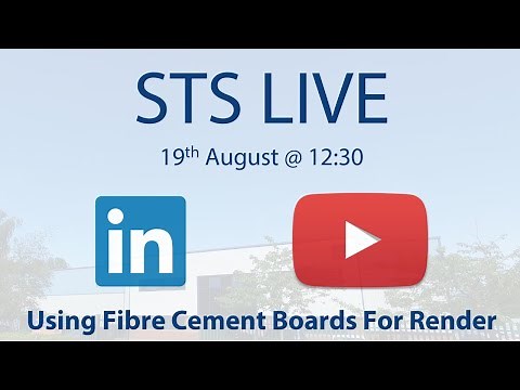 Using Fibre Cement For A Render Carrier Board.