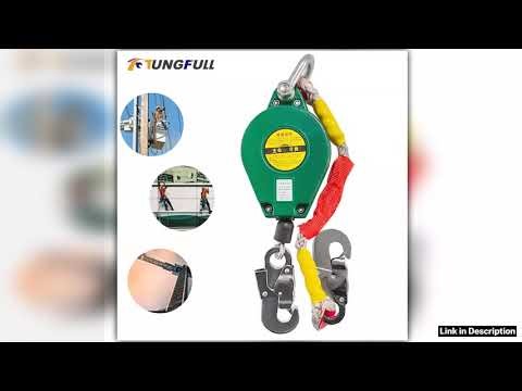High Altitude Fall Protection Device 315 Meters Descender Safety Belt Fall Arrester Automatic Rope