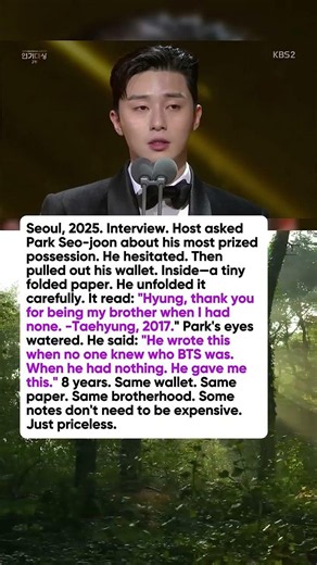 What Park Seo joon Keeps in His Wallet That He's Never Shown Anyone Until Now Will Haunt You Forever