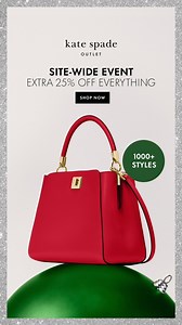 Take an extra 25% off everything! Save on most-wanted gifts like our Phoebe bags. Shop now with code SITEWIDE! | kate spade new york
