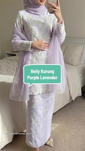 Elegant Raya Outfit Ideas with Heily Kurung