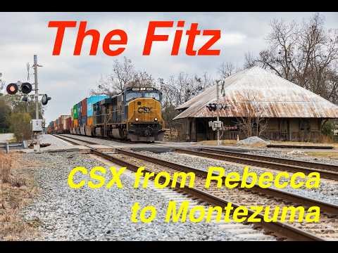 The Busiest CSX Single Track Mainline in Georgia