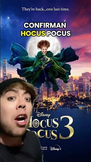 Hocus Pocus 3 Abracadabra 3 #disney #news #noticias #reaction #hocuspocus #halloween #movie #cine