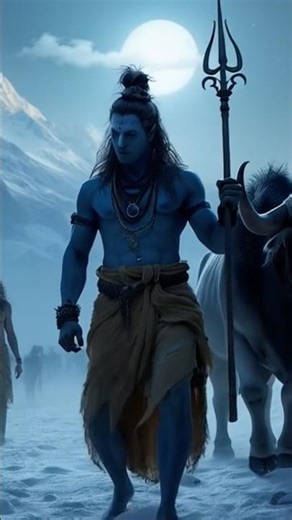 Shiva AI 🔱 | Divine Power Reimagined by AI #shorts #shiv #aivideo