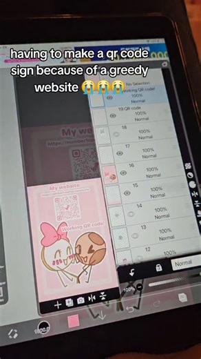 Morgan on Instagram: "I dont know anything abour qr codes so i didnt know about how scammy these qr code generator websites can be. There was never any information about billing or any information about the code working only for a limited time. But when i just tried to use it it gave me the info that id have to pay $35 a month in order to keep it active. ABSOLUTELY NOT FOR SOMETHING THAT SHOULD BE FREE. So I kinda just said f it and decided to make a sign. My bf hands them out at cons anyway so 