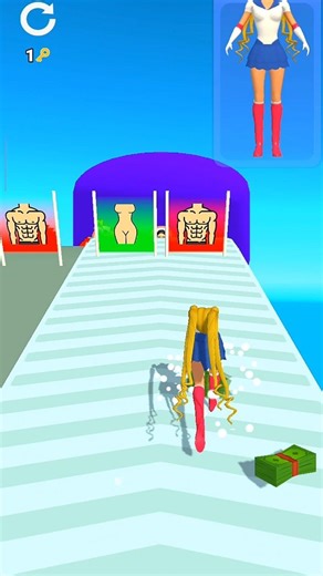 😘🤯 Build a queen is super cute girl is viral dress 👗 fashion challenge run gameplay 🎮‼️ #herobrine