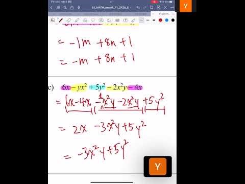 MATHS F.1 PAST PAPER (1/2)