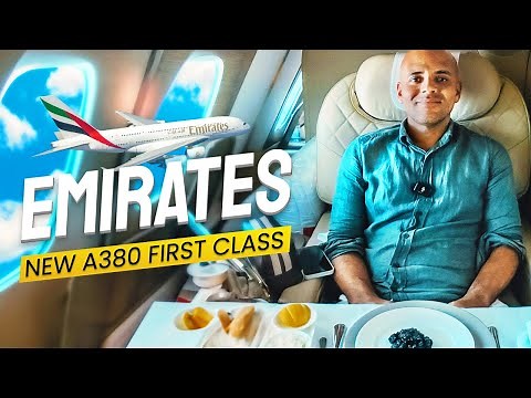 Emirates A380 First Class Suite | Dubai to London (New Retrofit Review & Full Experience)