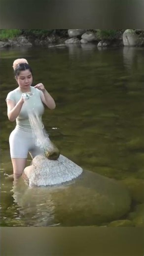 Pulling fishing nets in the river. #fishing #fish #gofishing