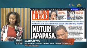 6.6K views · 187 reactions | Magazetini: Muturi apapasa mamba. #FixingTheNationNTV | NTV Kenya | Facebook