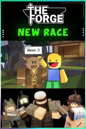 NEW RACE Leaked, Is it a CAT or? [The Forge Roblox] #theforge #roblox #animation