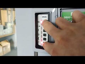 How to reset and learn a FAAC A100/A140 with the SDK LIGHT programmer