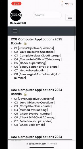 ICSE Last 10 Years Computer Applications Board Solutions – All in ONE Place 🔥