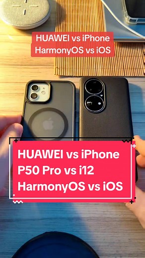 HUAWEI vs iPhone | HarmonyOS vs iOS | P50 Pro (Kirin 9000) vs iPhone 12 (A14) comparison 😜 my opinion: both did great for their age. I like both phones. 👌 important note: the Huawei has much more files on it, for example, I have 10.000 pictures vs 300-400 on the iPhone, of course the gallery will open slower (this also applies for the Notepad app). #huawei #iphone #huaweivsiphone #huaweip50pro #iphone12 #apple #comparison #harmonyos #harmonyos4 #ios #ios17 #performance #smartphone #redviews