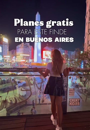 Planes gratis en Buenos Aires para este finde
