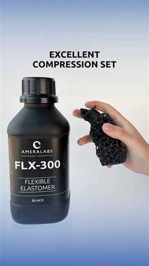 Let us introduce you to our new FLX-300 Flexible Elastomer Resin 🚀