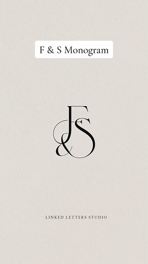 Creating an F & S Monogram Design for Weddings