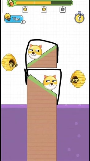 save the dog 🐕 funny drawing 😂 Part time gamer Level 326 #trending #viral