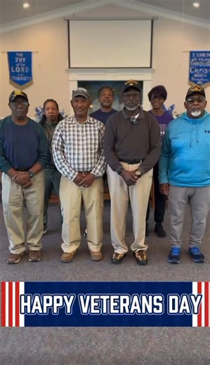 Happy Veterans Day from St. Luke Missionary Baptist Church! We honor and appreciate all who have served. 🇺🇸 | St. Luke Missionary Baptist Church
