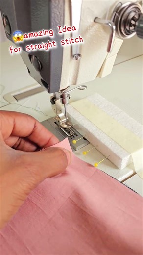 very useful idea for beginners|| straight stitching tips #shorts #ussewtips #silaitips