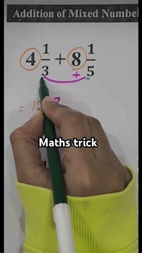 Addition of mixed fraction