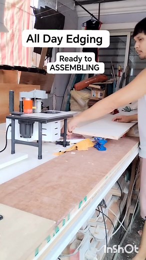 7.3K views · 13 reactions | All Day Edging Ready to Assembling #regwoodworks #modularexpert #tipsandtechnic #modular #Laminated #masterpiece #melamine #followformore #alldayedging | Regie Chico | Facebook