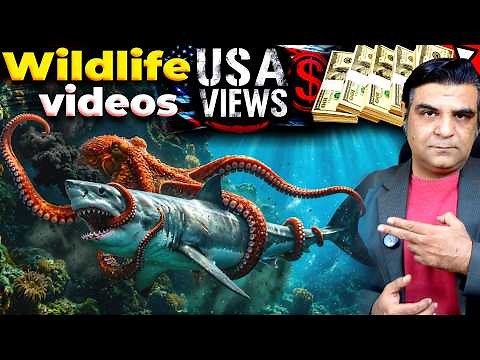 Viral AI Wildlife Videos Tutorial | Giant Sea Monster Documentary Workflow🚀