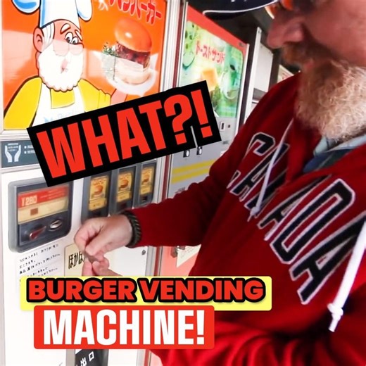 Burger Vending Machine in Japan 🍔🇯🇵 | KBDProductionsTV