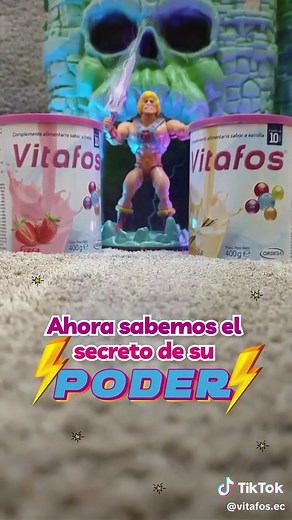 ¡Ya sabemos cuál es el secreto de He – Man! 😉 Eleva tu fuerza y energía al máximo con Vitafos. 💪 Nuesta formula te brinda: 13 vitaminas, 12 minerales y toda la proteína que tu cuerpo necesita. 🙌 Encuéntranos en las principales farmacias del país. 🇪🇨 #Vitafos #SuplementoAlimenticio #VitalidadaCualquierEdad #VitafosAdultos #heman
