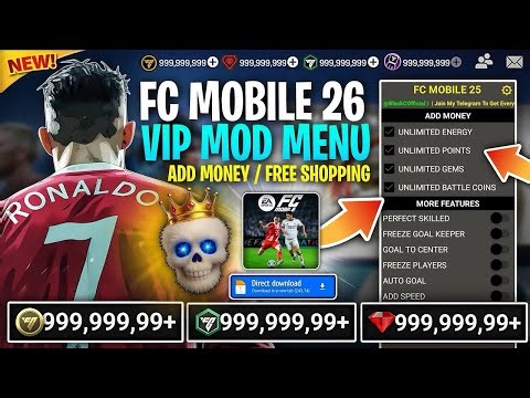 ⚡ FIFA Mobile MOD APK 2026 – Unlimited Coins & Super Skills! ⚽🔥 | Latest Gameplay 🚀