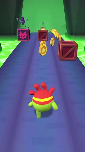 Mobile Game Gameplay: Collect Coins and Avoid Obstacles