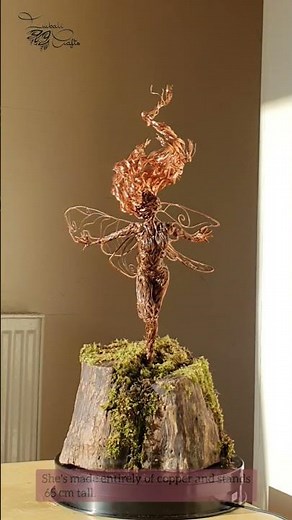Wire art fairy - wire sculpture - fantasy art by Imbali Crafts