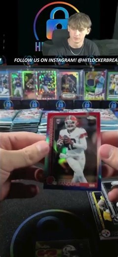 Shedeur Sanders RED WHITE BLUE SSP from Topps chrome. #sportscards #cards #nfl