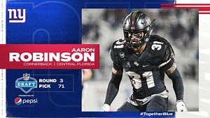 Giants trade up for UCF CB Aaron Robinson