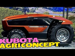 Kubota's Next-Gen Agri Concept: Electric, Autonomous, and AI-Powered (Ces 2024)