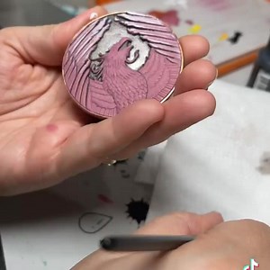 44K views · 709 reactions | Goliath Coins Phoenix Coin painting Timelapse #goliathcoins #miniaturepainting #dungeonsanddragons #minipainting #fantasyart | Shoshie's Magnificent Mini Painting | Facebook