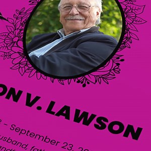 Funeral Program Template - Printable Order of Service for Celebration of Life - 4 Page Layout - Electric Fuchsia