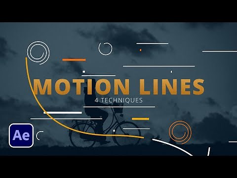 4 Line Motion Accent Graphic Techniques in After Effects | Tutorial