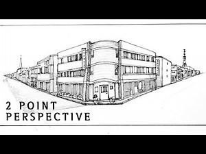 2점 투시 풍경 그림그리기 ｜ How to Draw using Two Point Perspective ｜ 2 point perspective｜pen drawing｜펜드로잉 ｜펜화