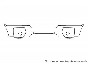 3M™ BMW X6 2008-2014 Bumper Precut PPF | Clear Bra PPF