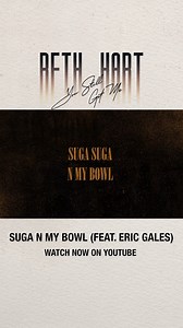 The official lyric video for Suga N My Bowl ft. Eric Gales is available to watch on Youtube. Had an amazing time collaborating on this track with my great friend Eric Gales! Watch here: youtu.be/uWBDDeFSsJ8 | Beth Hart