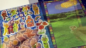 TELETUBBIES Sticker Activity Pad Opening!-F7e9MWFEv6A