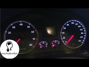 [Golf V] Kombiinstrument (Tacho) ausbauen/wechseln Tutorial (HD)