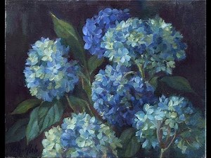 Katya Held Oil Painting Demonstration. Hydrangeas