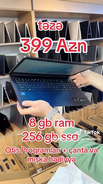 İntel Celeron N4020 Ram - 8 gb Ssd - 256 gb Ekran - 15,6 Full HD Windows 11 Pro ve Ofis proqramlari hediyye. #notebook #hp #noutbuk #endirim #kesfet