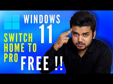 Switch Windows 11 Home to Pro for Free & Easy !! Hindi Tutorial